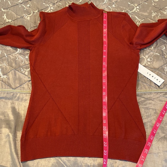 BNWT- TRIBAL Turtleneck, pumpkin spice, long sleeve, Size S - Picture 10 of 11